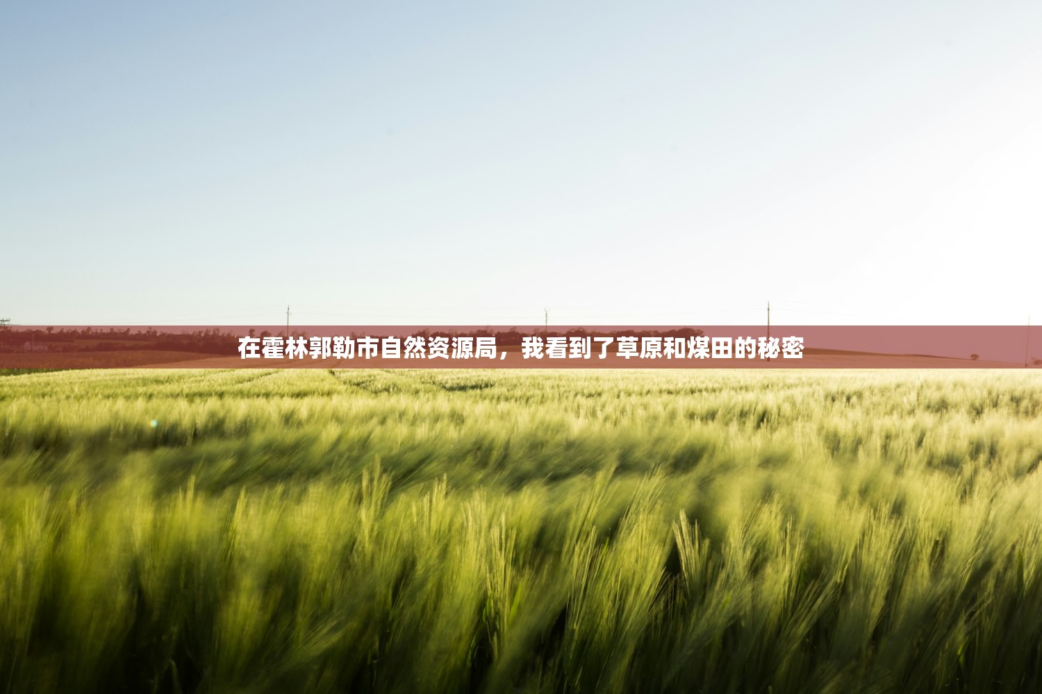 在霍林郭勒市自然资源局，我看到了草原和煤田的秘密